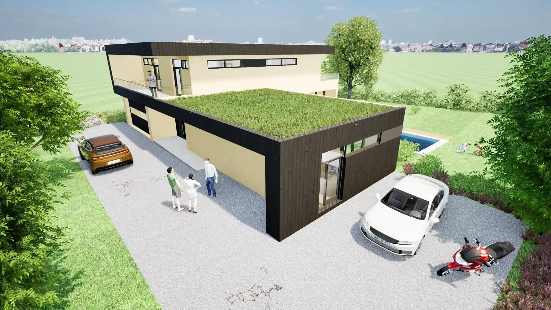 Construction d'une maison individuelle T6 (Ossature Bois), Montferrand-le-Château vignette 4