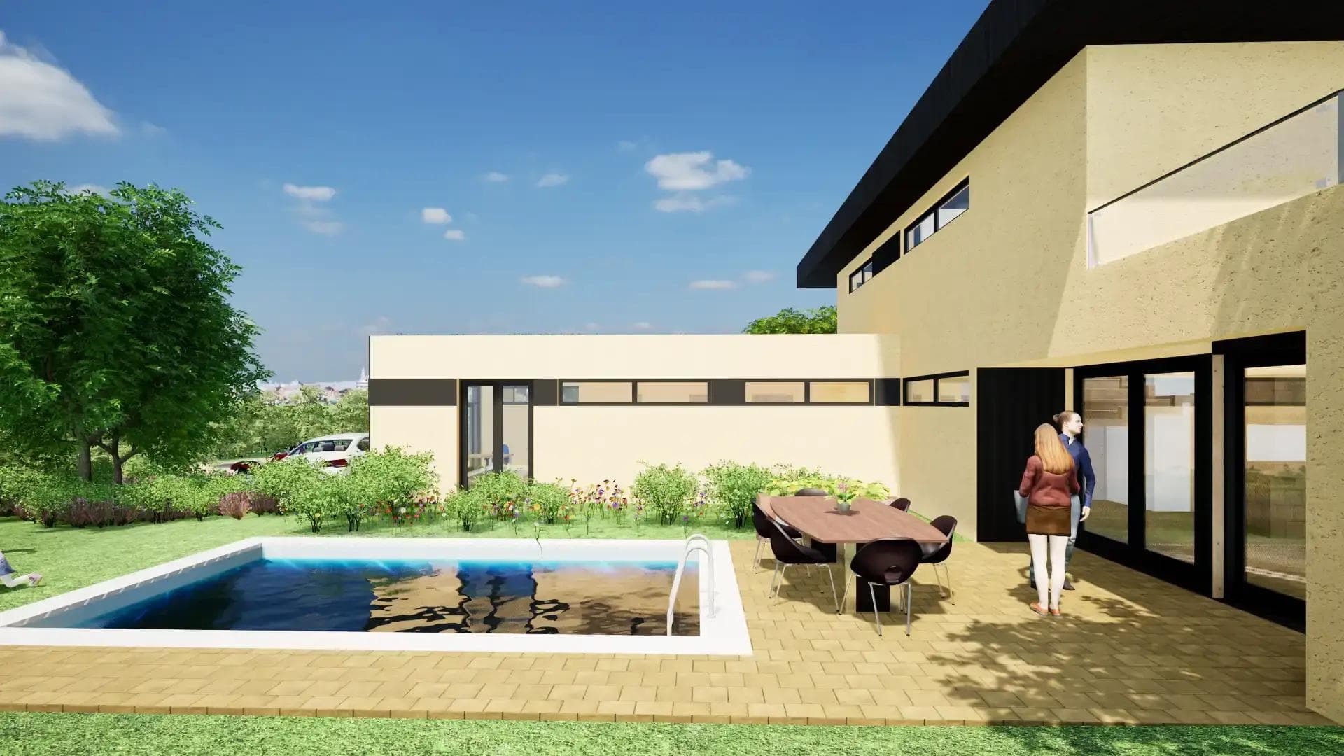 Construction d'une maison individuelle T6 (Ossature Bois), Montferrand-le-Château vignette 3