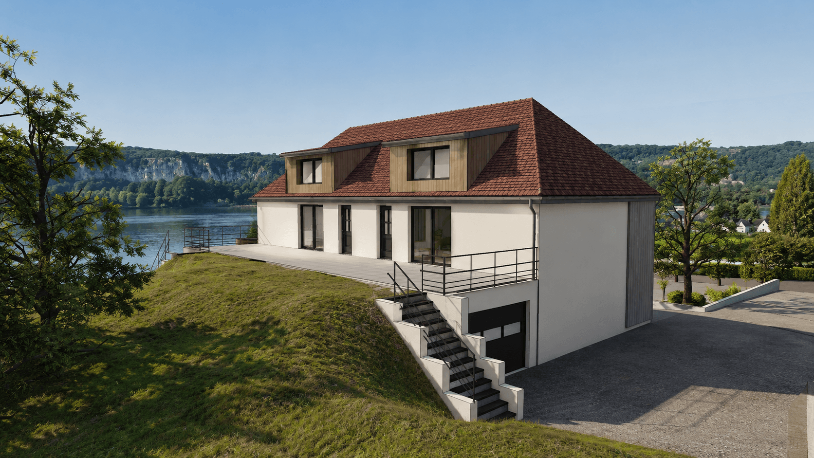 Reconversion d'une ancienne boîte de nuit en logements à Besançon — vue 1